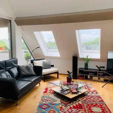 Exklusives Penthouse Im Ehemaligen Bunker Apartment Hannover Luaran gambar