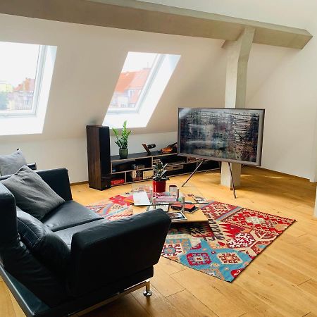 Exklusives Penthouse Im Ehemaligen Bunker Apartment Hannover Luaran gambar