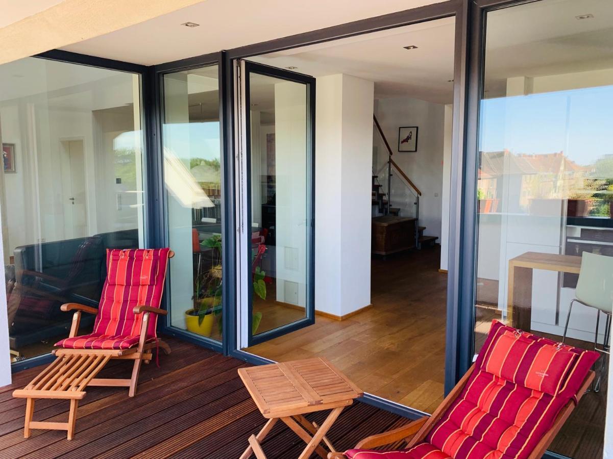 Exklusives Penthouse Im Ehemaligen Bunker Apartment Hannover Luaran gambar