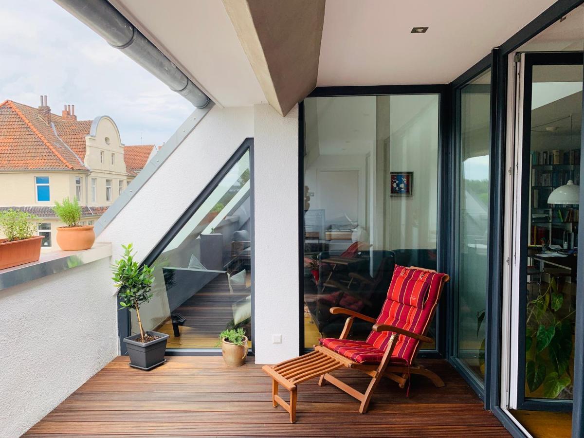 Exklusives Penthouse Im Ehemaligen Bunker Apartment Hannover Luaran gambar
